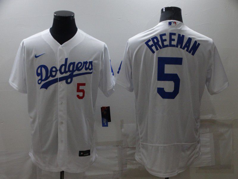 Men Los Angeles Dodgers #5 Freddie Freeman White Nike Elite 2022 MLB Jersey->women mlb jersey->Women Jersey